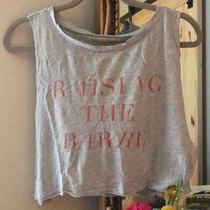 Emi Jay Cropped Barre Tank